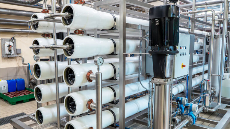 Reverse Osmosis (RO) equipment in semiconductor plant